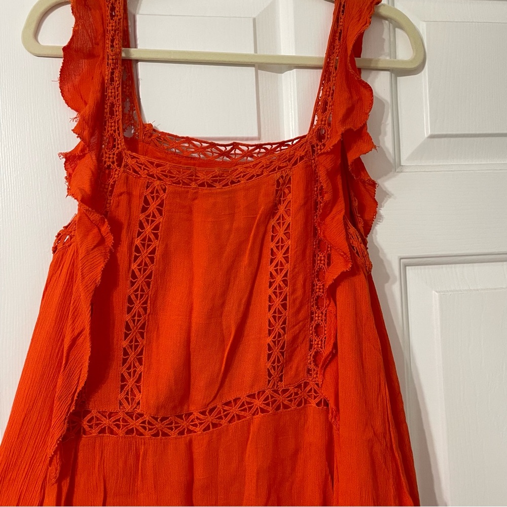 Free People Ruffle Mini Dress - Picture 5 of 5